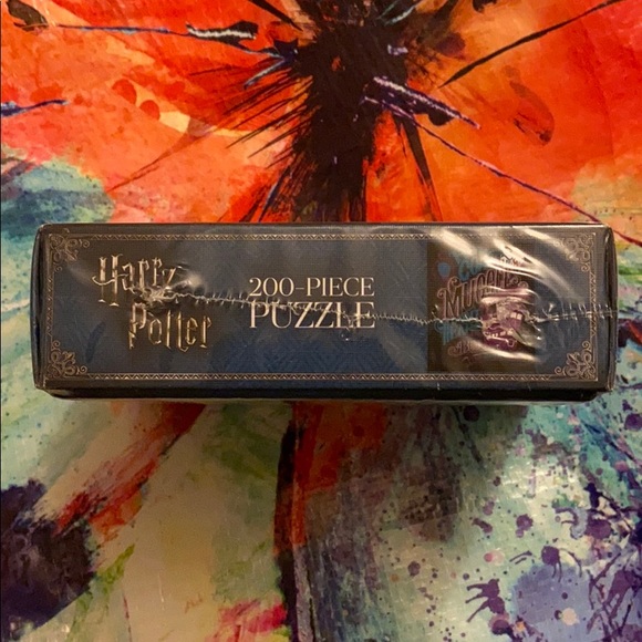 Harry Potter 200 Piece Puzzle Muggles The Knight Bus 9" x 11" Black Purple NWT - Picture 3 of 4